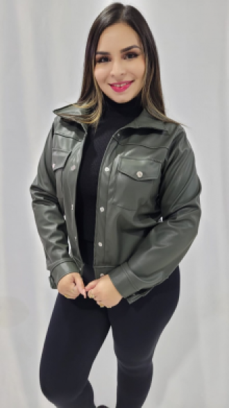 CASACA EN CUERINA